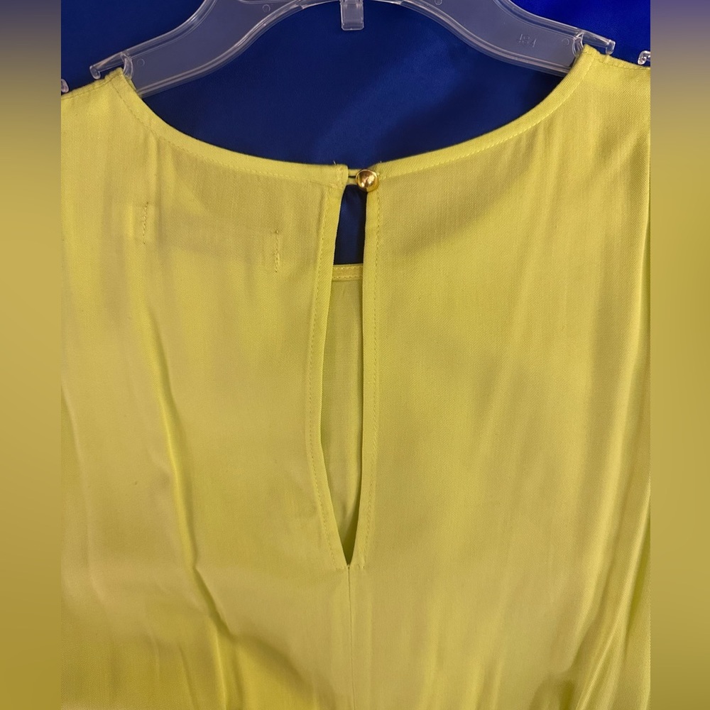NWT Small Neon Yellow JUSTFAB Maxi Dress. - Picture 5 of 9